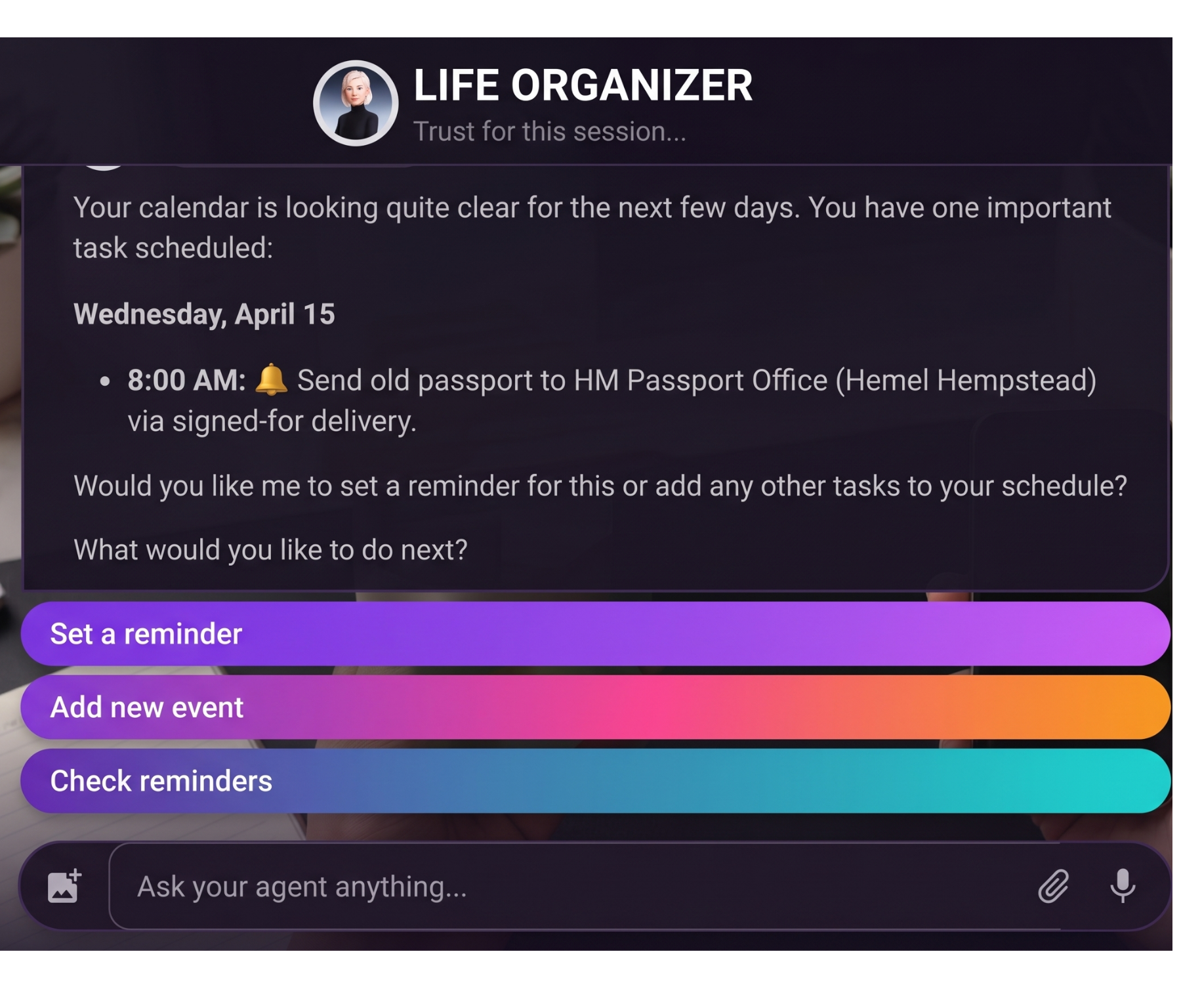 Autonomous Scheduling